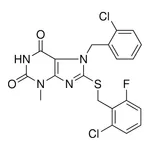 Merck 7-(2-CHLOROBENZYL)-8-((2-CL-6-F--