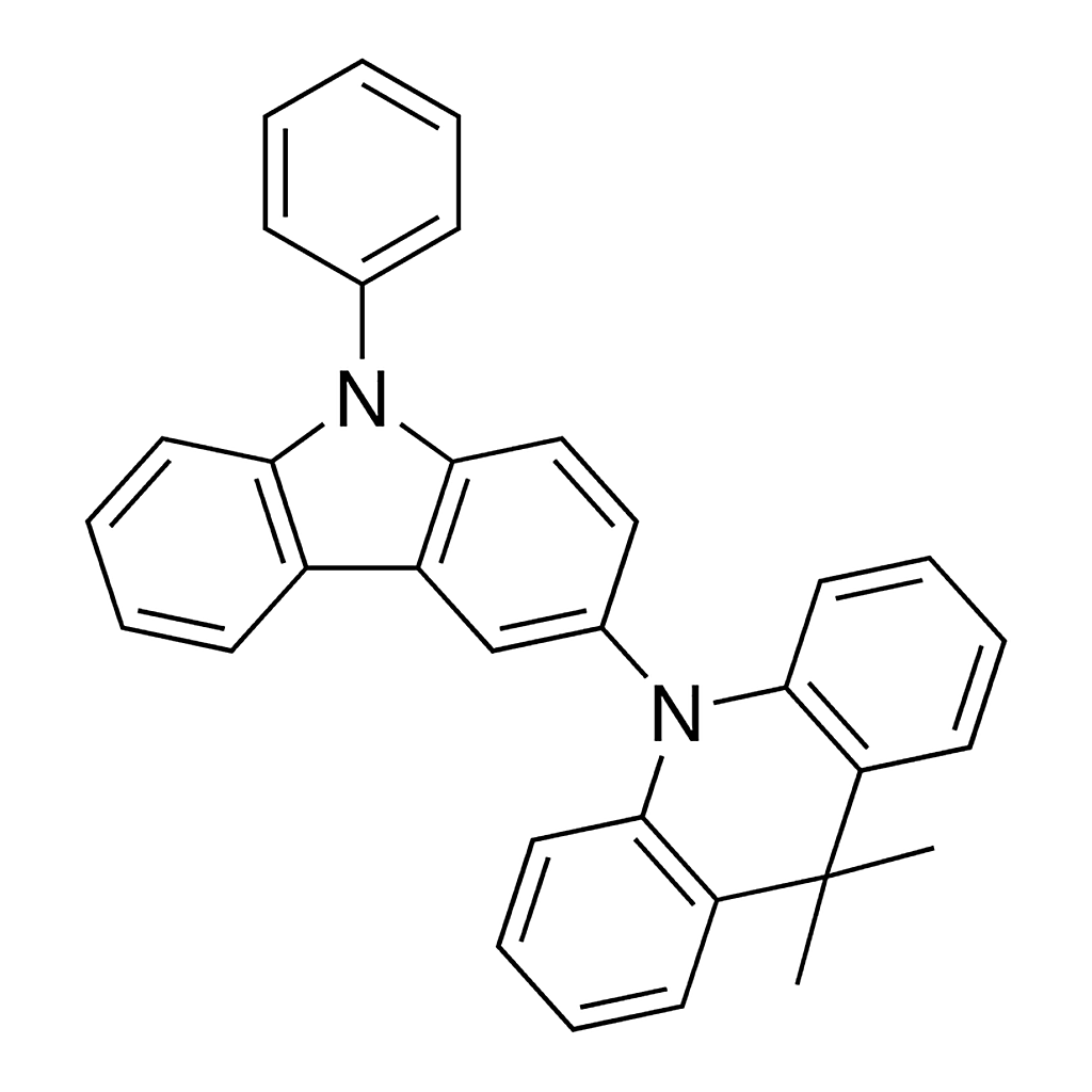 Merck 9,10-Dihydro-9,9-dimethyl-10- (9-phenyl-9H-carbazol-3-yl)-acridine