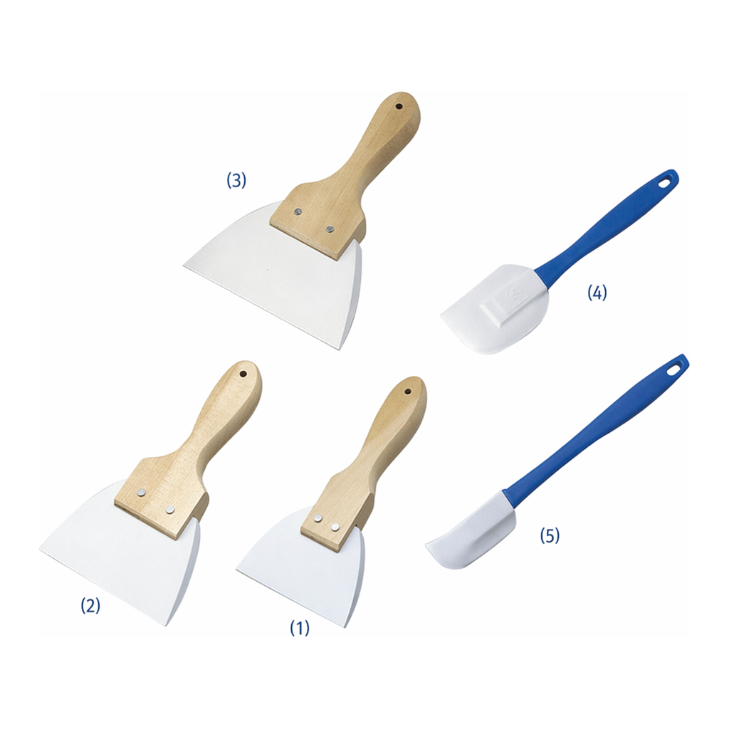 Daihan Science Silicone Rubber Spatula/Scraper, Ideal for Sensitive WorkDurability, Protect