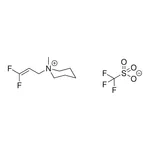 Merck 1-(3,3-difluoroprop-2-en-1-yl)-1-methylpiperidinium triflate