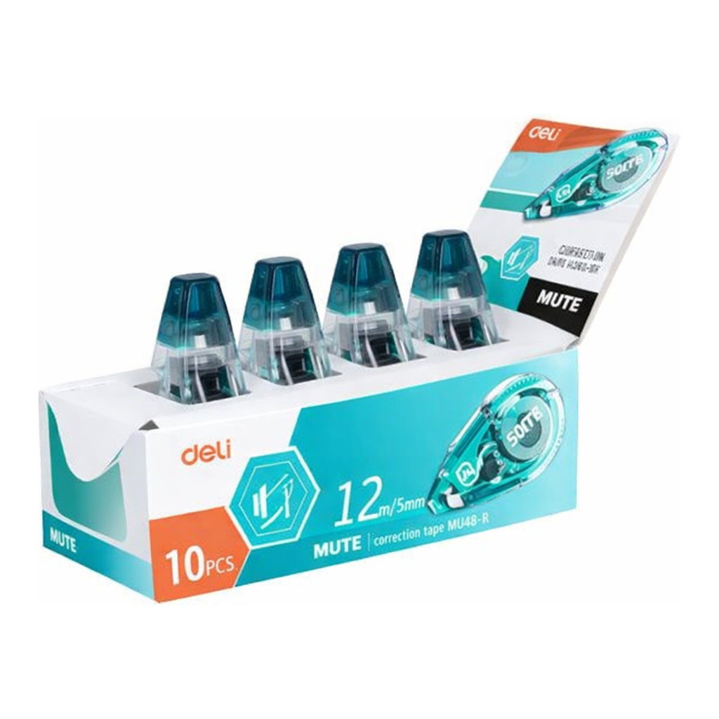 OFFICENEX DELI EH360 저소음 대용량 수정테이프(5mm*12m/색상랜덤)