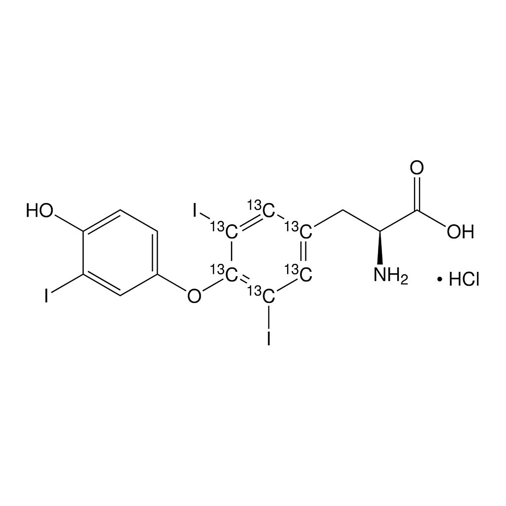 Merck 3,3',5-Triiodothyronine-(tyrosine phenyl-13C6) hydrochloride