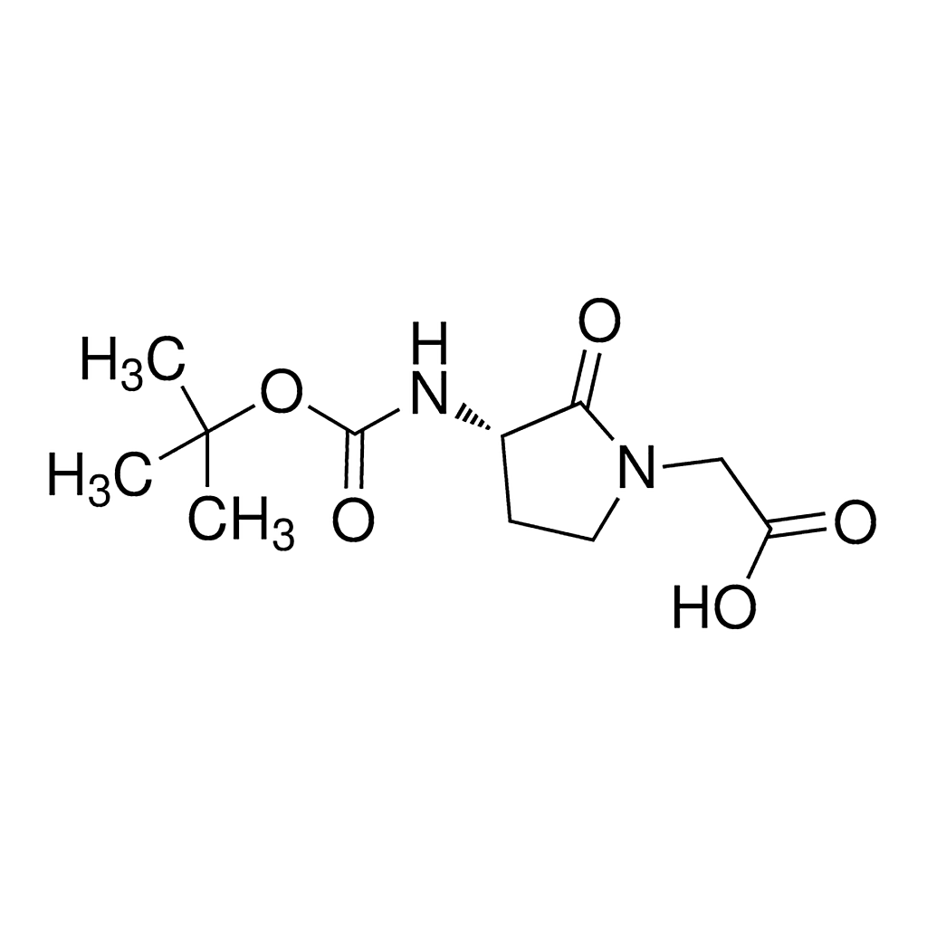 Merck (S)-(3-N-Boc-amino-2-oxo-pyrrolidin-1-yl)-acetic acid