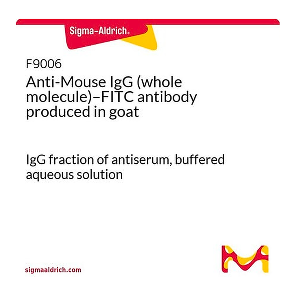 Merck Anti-Mouse IgG (whole molecule)-FITC antibody produced in goat