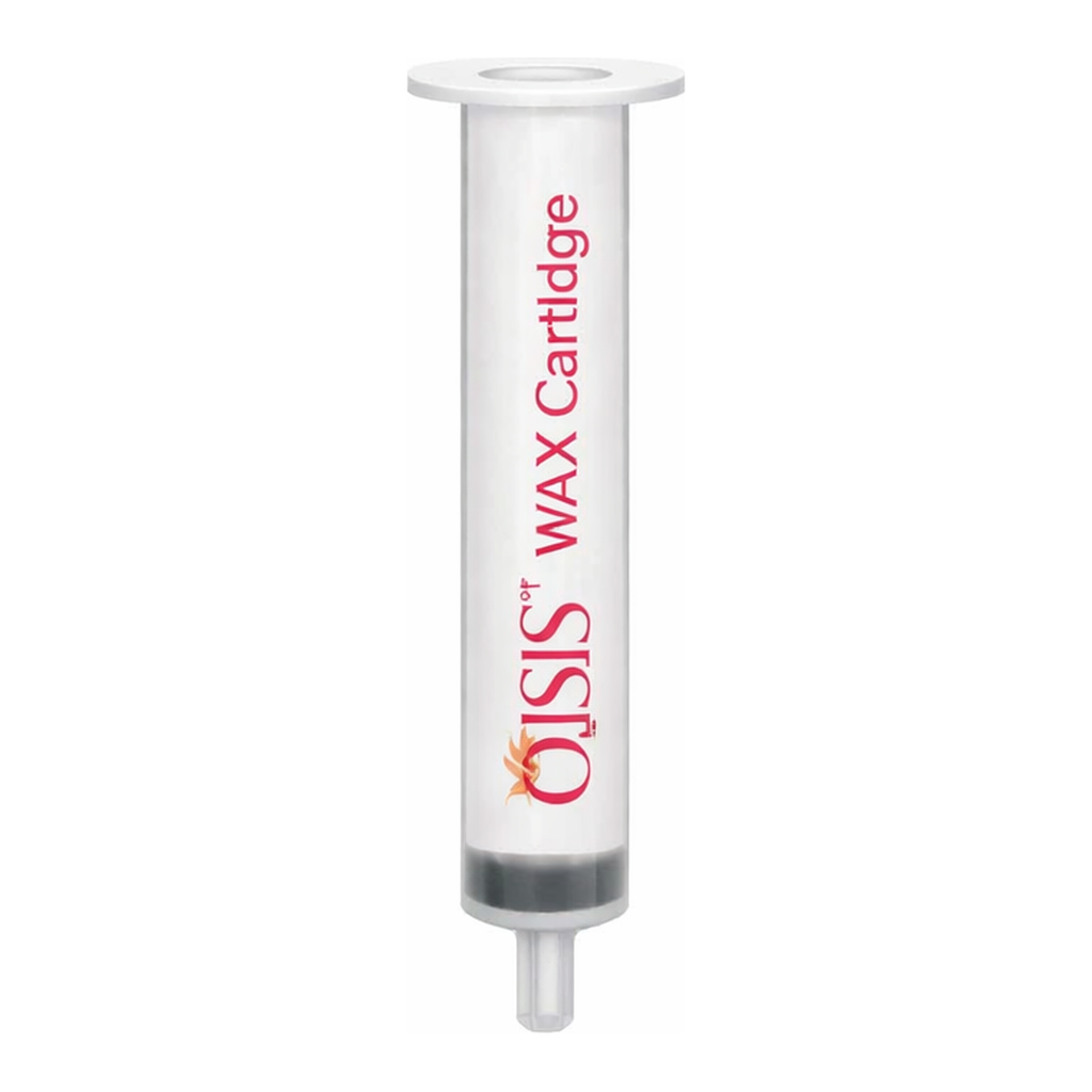 Waters Oasis WAX/GCB for PFAS Analysis 6cc Vac Cartridge, 200 mg WAX, 50 mg GCB, 60 µm WAX Particle Size, 300/pk