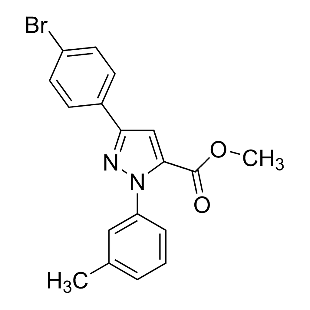 Merck Methyl 3-(4-bromophenyl)-1-m-tolyl-1H-pyrazole-5-carboxylate