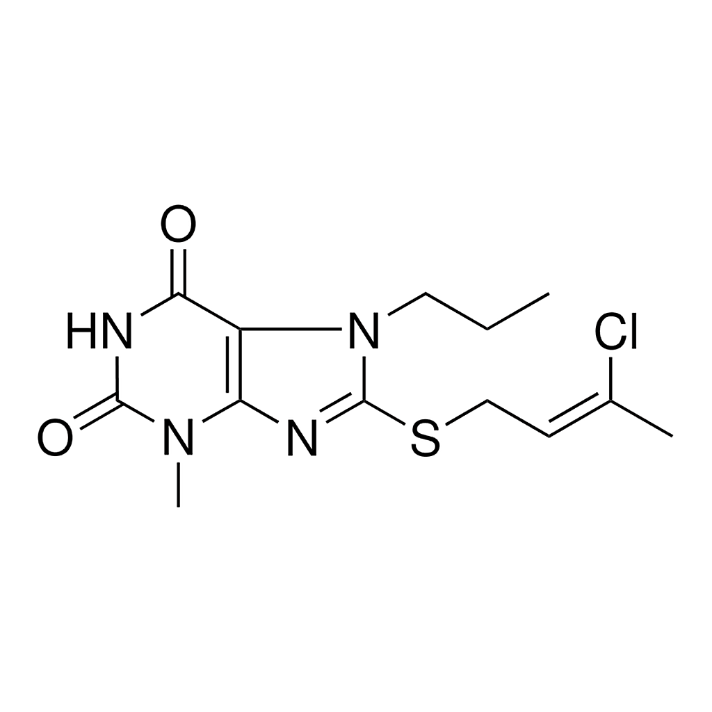 Merck 8-(3-CHLORO-BUT-2-ENYLSULFANYL - 50 MG&