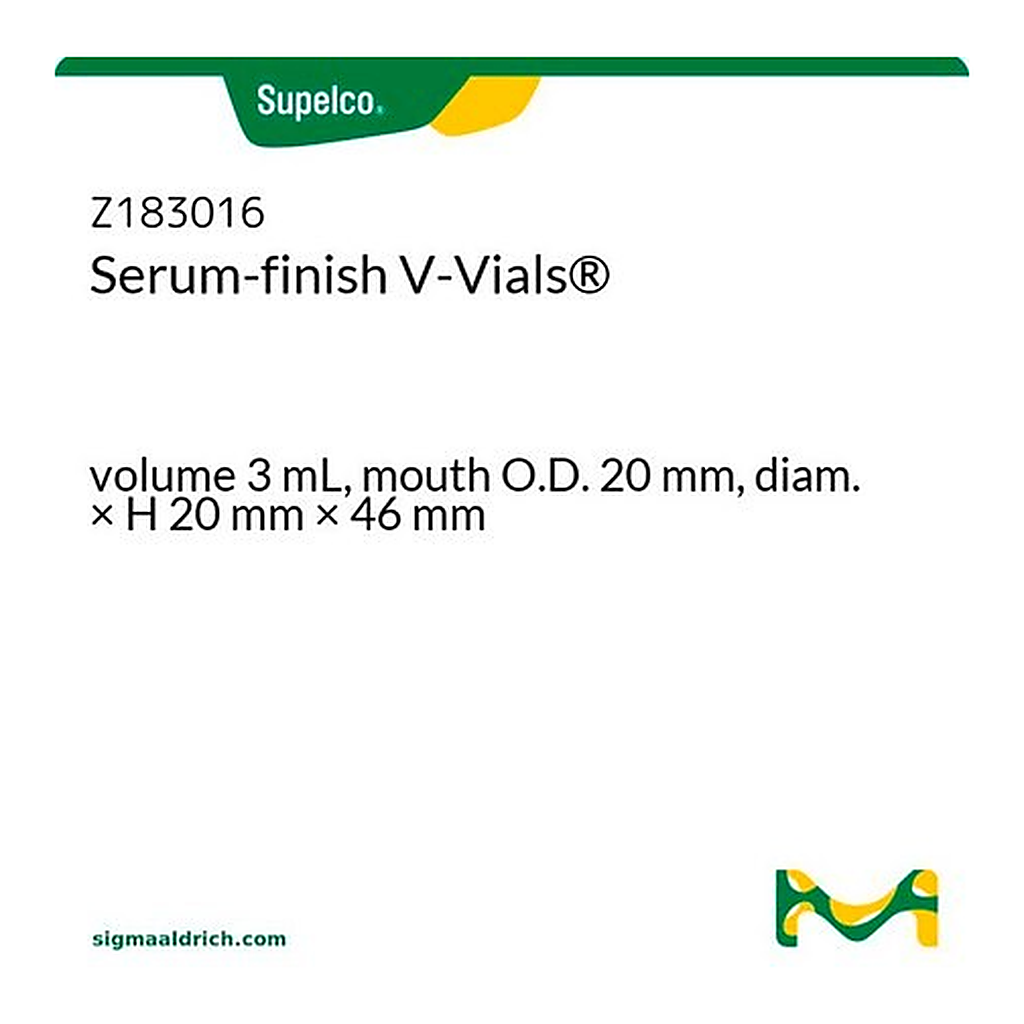 Merck Serum-finish V-Vials(R)