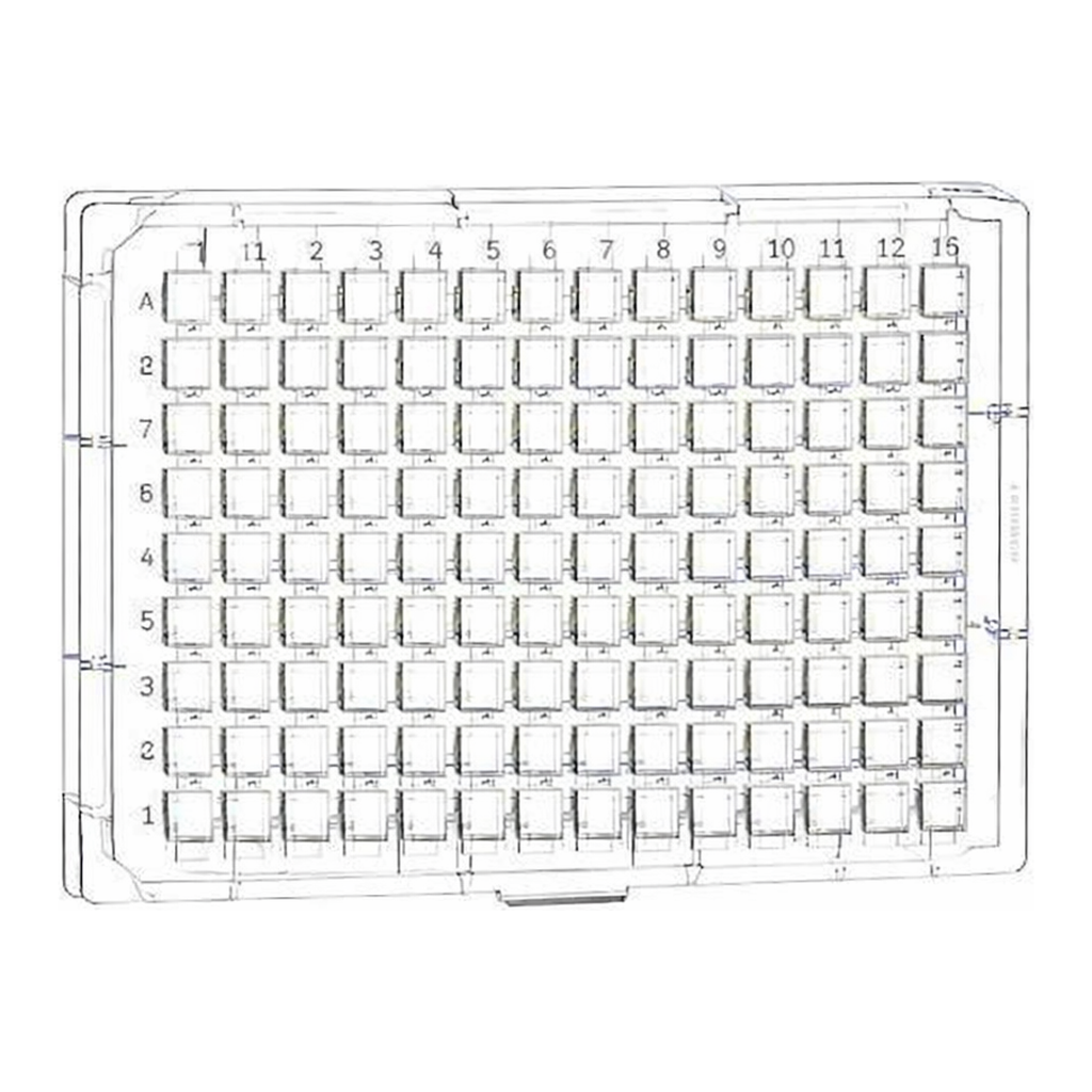 Greiner Bio One CRYSTALQUICK RW PLATE, 96 WELL, COC, LBR,ROUND WELLS, CONCAVE BOTTOM, 10 PCS./BAG