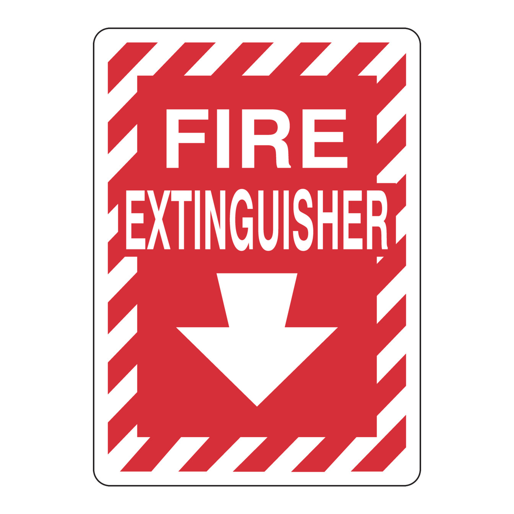 Brady BradyLite Sheeting Fire Extinguisher Sign