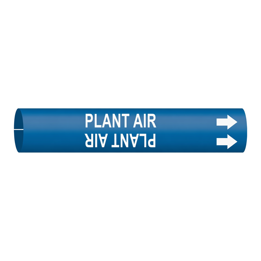 Brady PLANT AIR Snap-On Pipe Marker