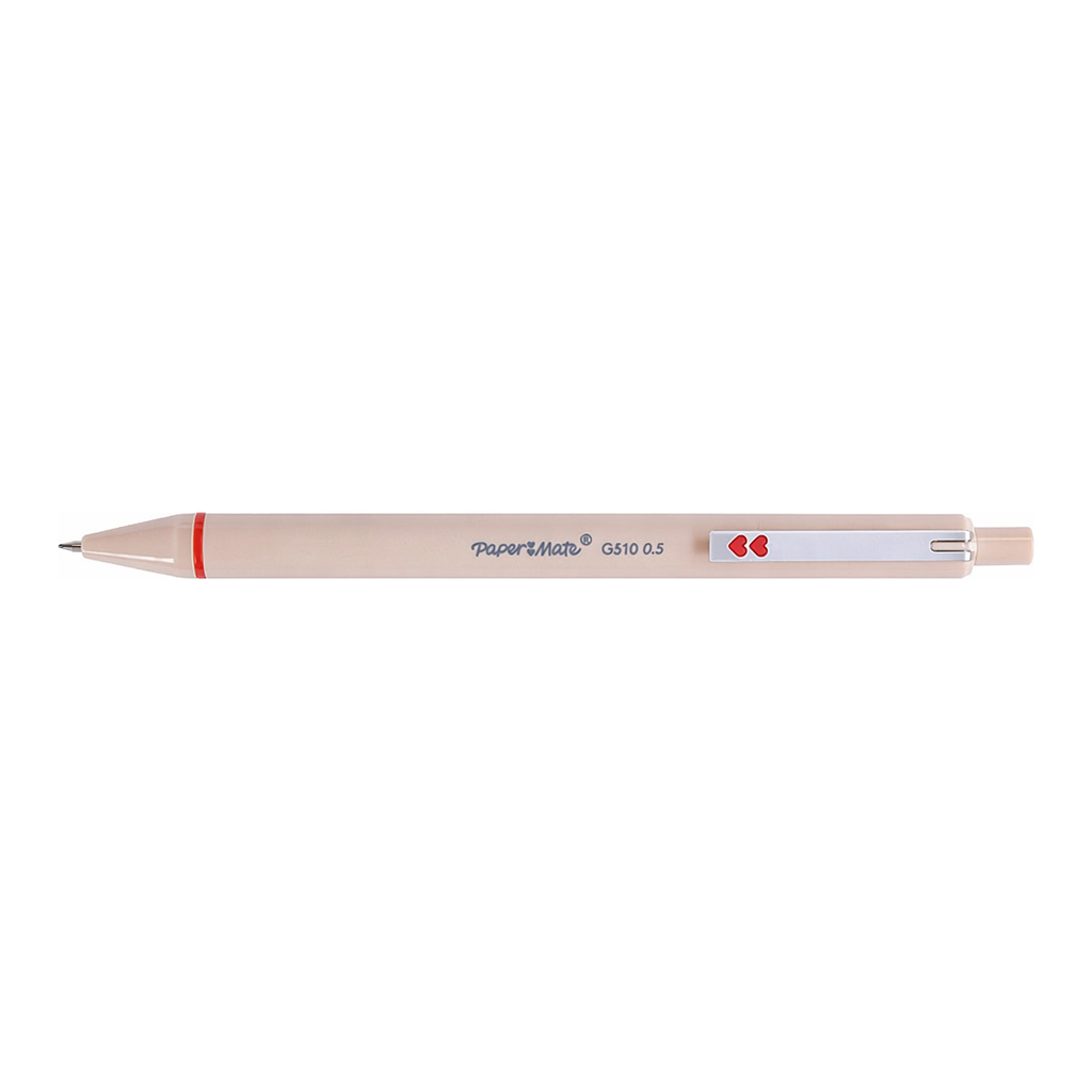 OFFICENEX 페이퍼메이트 파스텔 젤펜(0.5mm/적색)