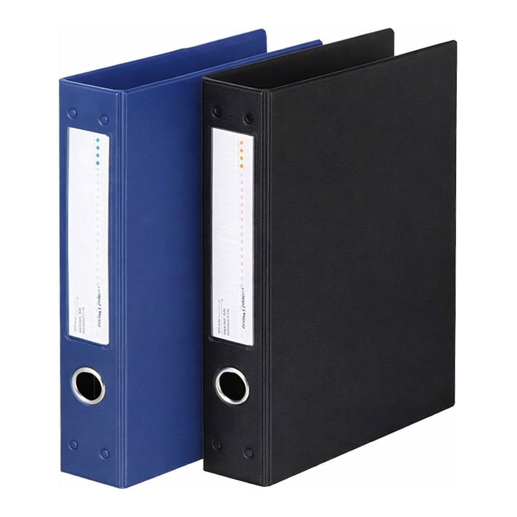 OFFICENEX 문화 비닐 사다리바인더 5cm(B681-71/흑색)