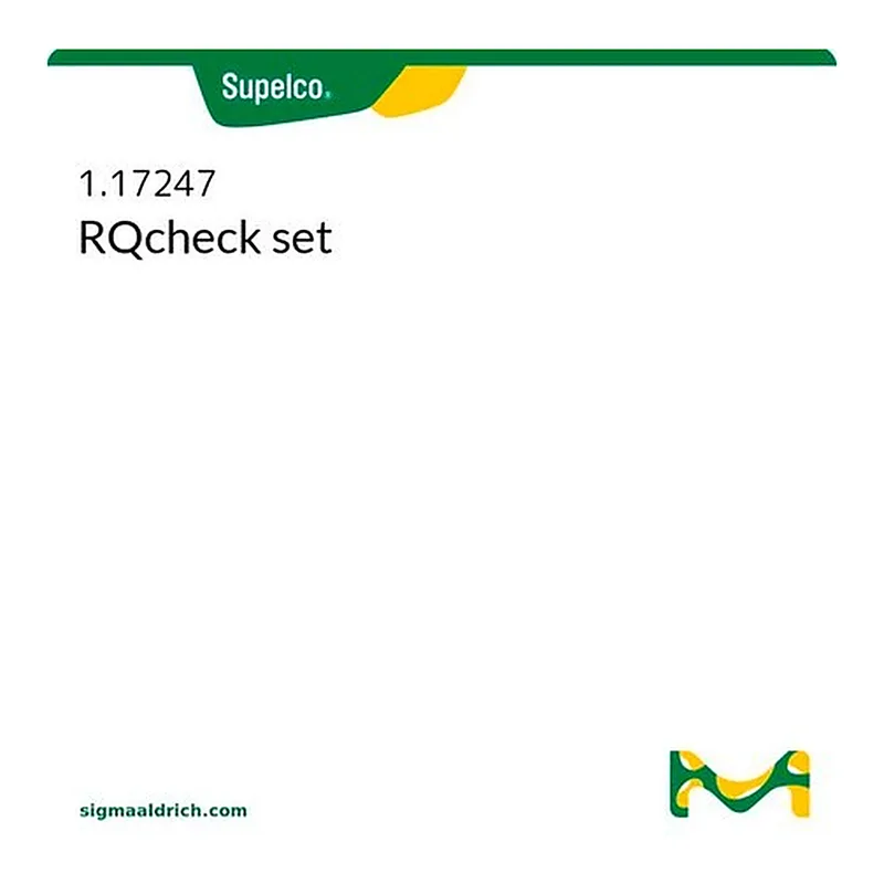 Merck RQcheck set for RQflex 20 1 SET