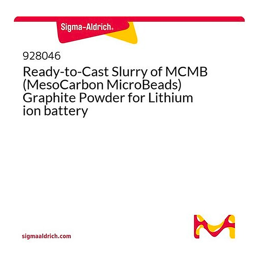Merck Ready-to-Cast Slurry of MCMB (MesoCarbon MicroBeads) Graphite Powder for Lithium ion battery