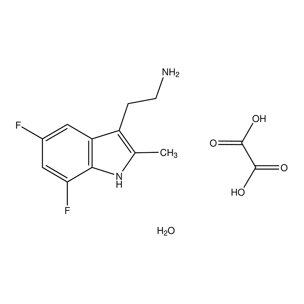 Merck [2-(5,7-Difluoro-2-methyl-1H-indol-3-yl)ethyl]amine oxalate hydrate
