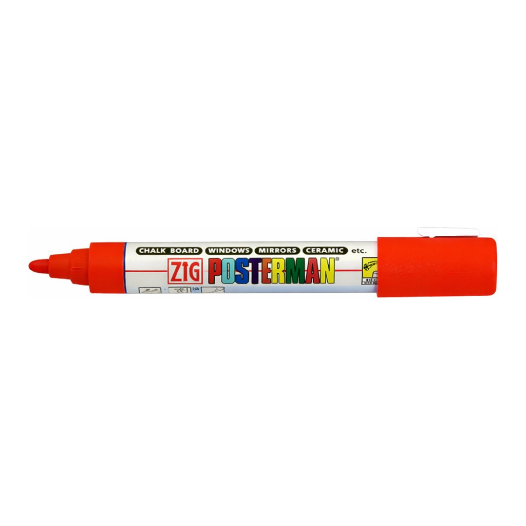 OFFICENEX 지그 포스터맨 수성 마카(2mm/레드)