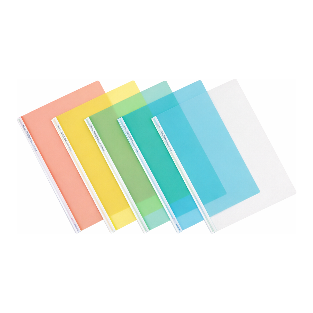 OFFICENEX 문화 둥근쫄대화일 일반형(A4/10매/팩/노랑/F490A-74)