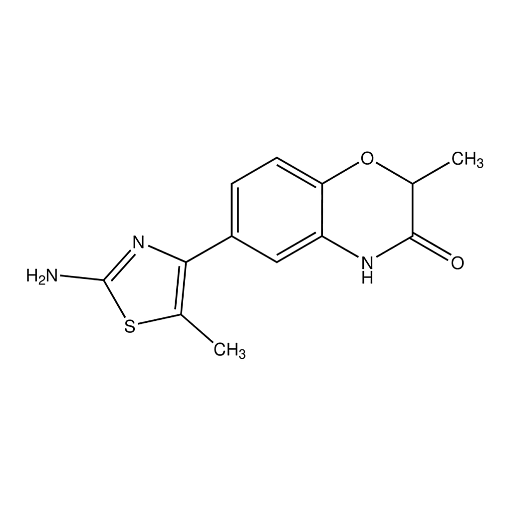 Merck 6-(2-Amino-5-methylthiazol-4-yl)-2-methyl-2H-benzo[b][1,4]oxazin-3(4H)-one