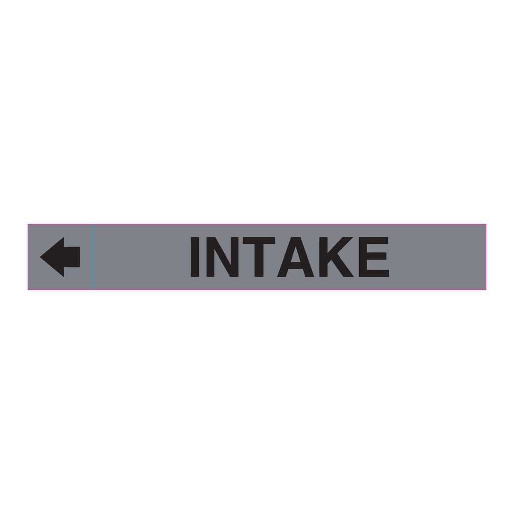 Brady INTAKE Plenum Duct Marker