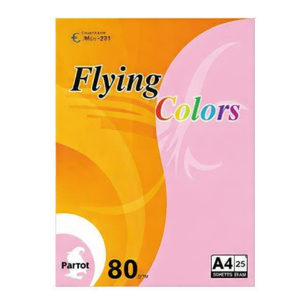 OFFICENEX 플라잉컬러 패럿(P10/A4/ 80g/ 개나리색/ 25매/팩/삼원)