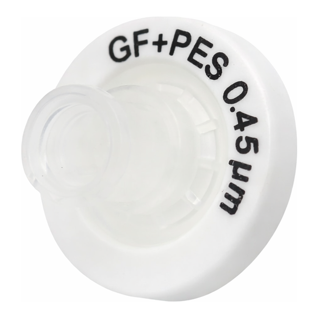 AS ONE Syringe Filter (With Pre-Filter) PES (Polyethersulfone) Φ13mm/0.45μm