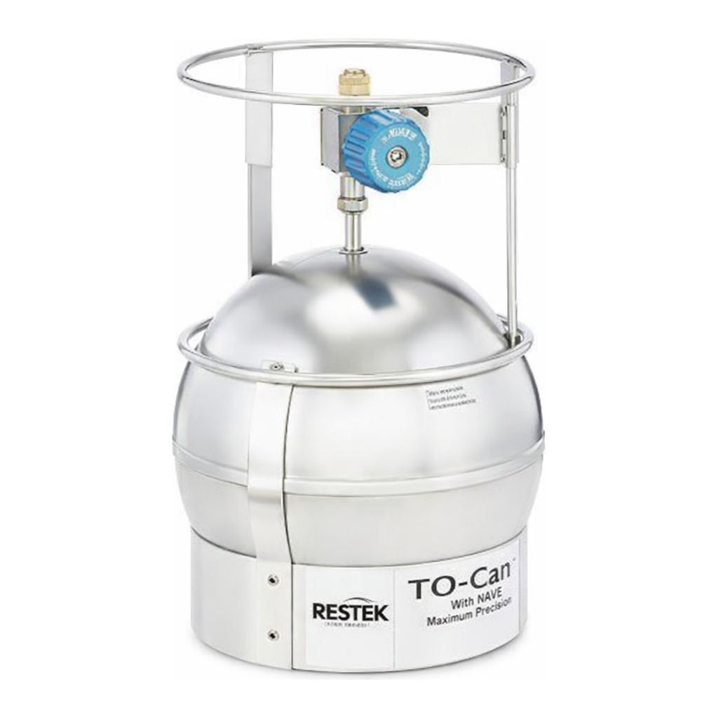 Restek TO-Can Canister 3L with 2-Port RAVE+