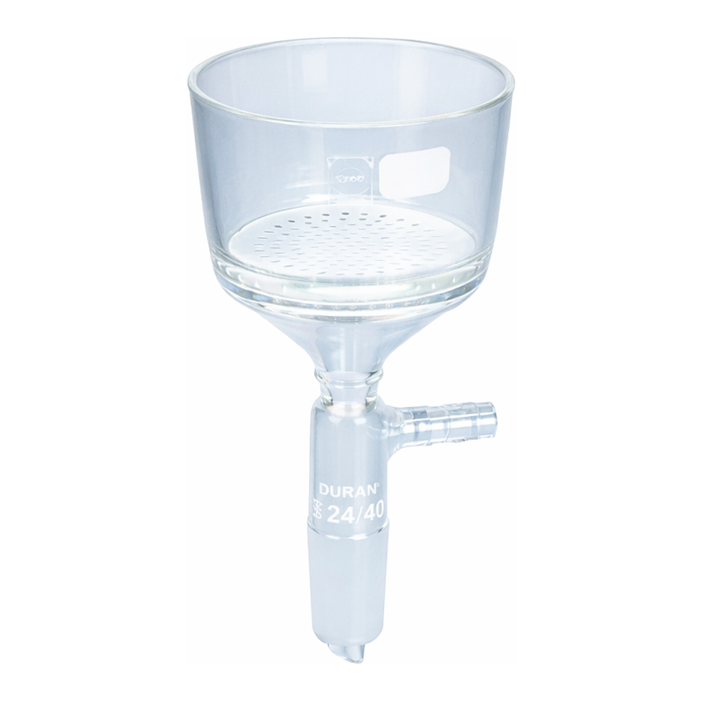 Daihan Science DURAN Slit-sieve Filter Funnel, Buchner with Perforated Plate and ASTM or DIN,