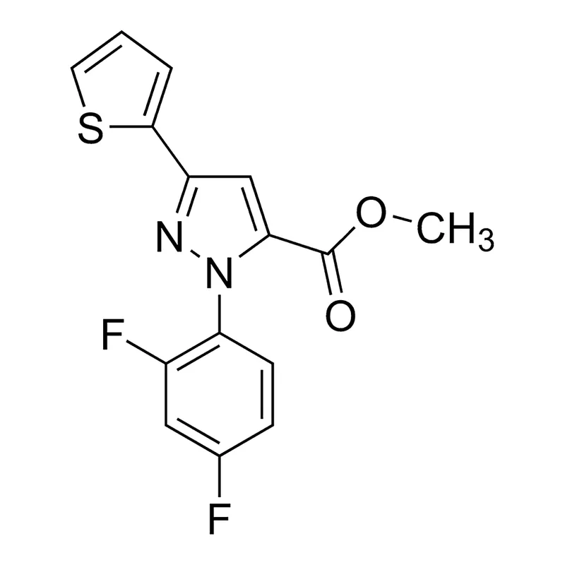 Merck Methyl 1-(2,4-difluorophenyl)-3-(thiophen-2-yl)-1H-pyrazole-5-carboxylate