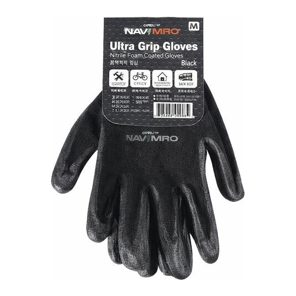 OFFICENEX [P]NBR 폼 코팅 장갑 (Ultra Grip 200BK/L/NAVI)