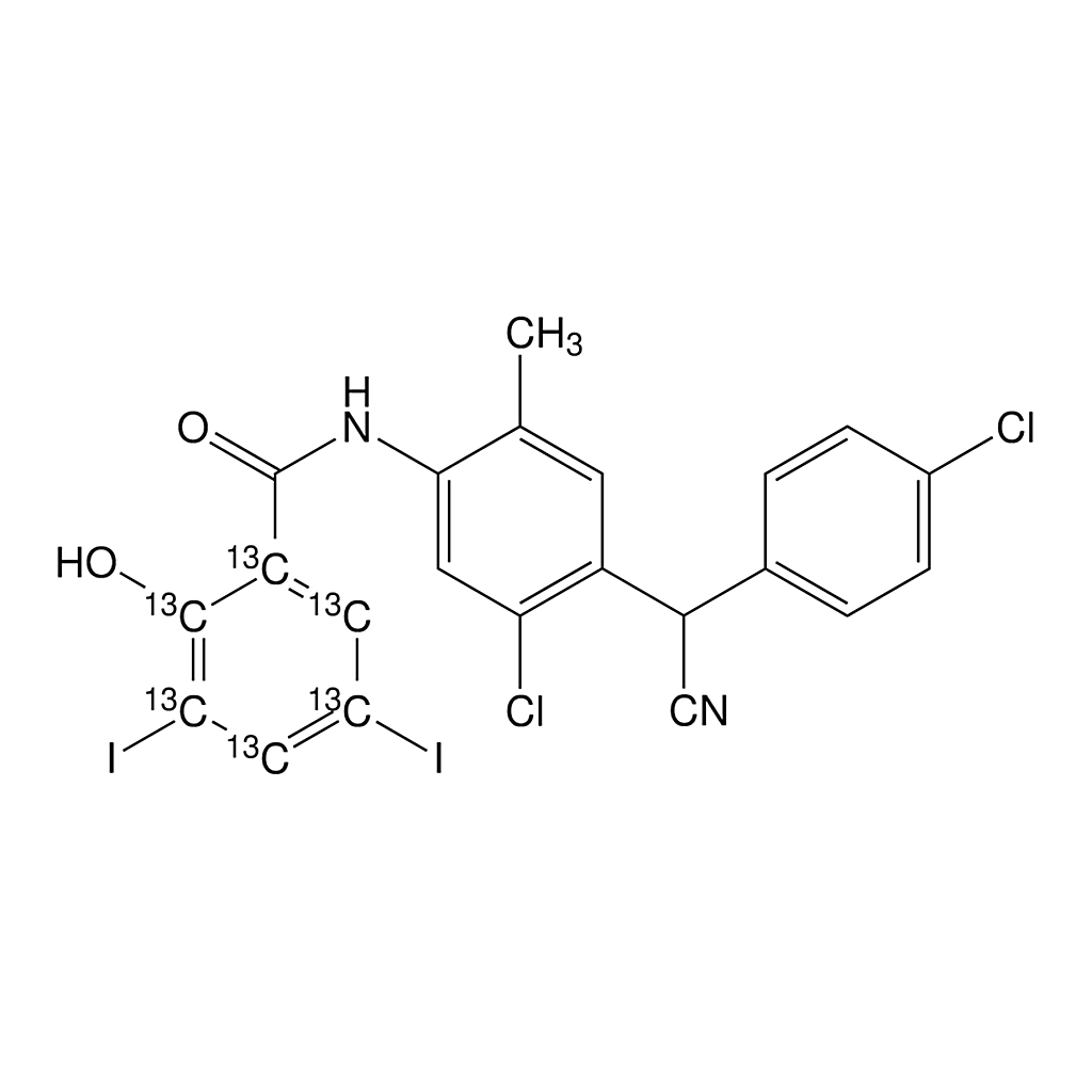 Merck Closantel-(benzoyl ring-13C6)