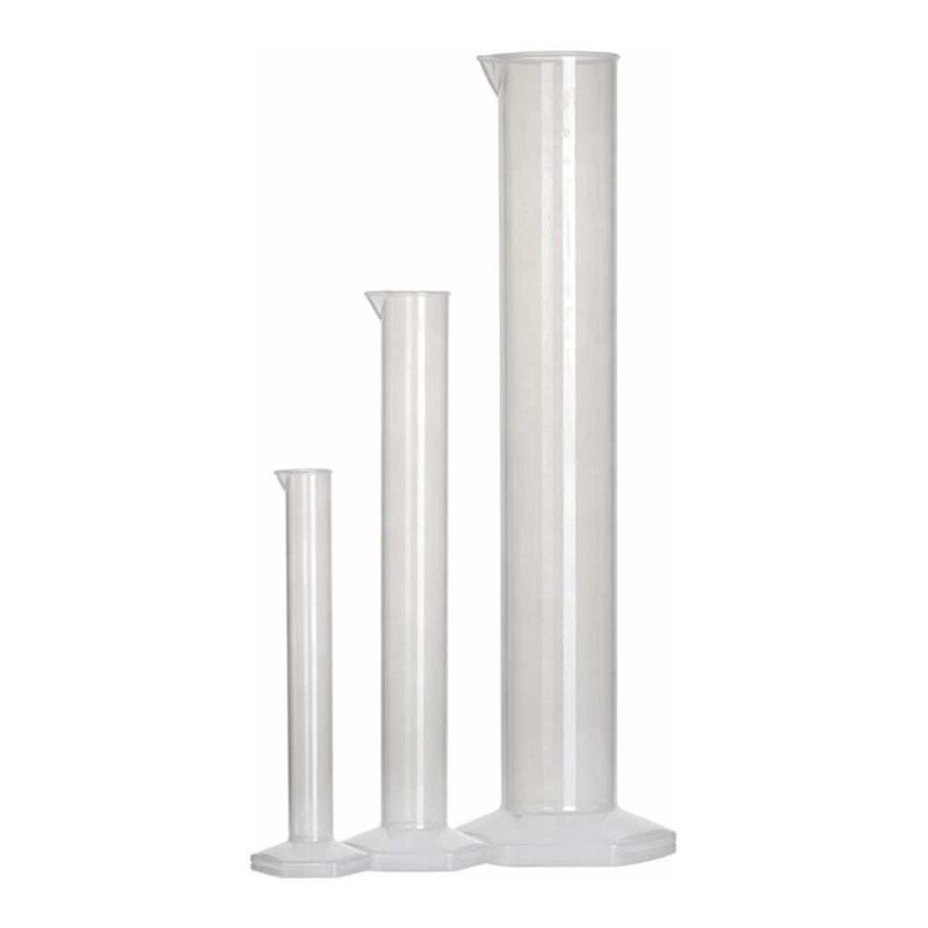 Merck Azlon Hexagonal Base PMP Cylinders with Printed Graduations