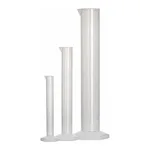 Merck Azlon Hexagonal Base PMP Cylinders with Printed Graduations