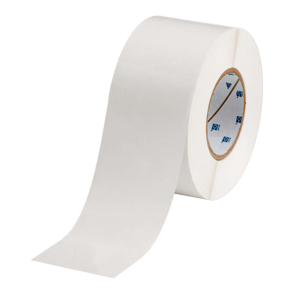 Brady Harsh Environment Multi-Purpose Clear Polyester Continuous Labels for 3" Core Printers - 3"