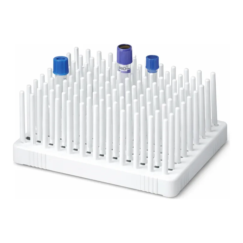 Merck PEG TUBE RACK, 96-PLACE, 10-13 MM, WHI&