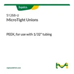 Merck ZERO DEAD VOLUME PEEK UNION FOR 1/32IN &