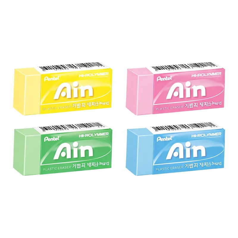 OFFICENEX 펜텔 아인컬러에디션 ZEH-05(가벼운/43x18x12mm 노랑)