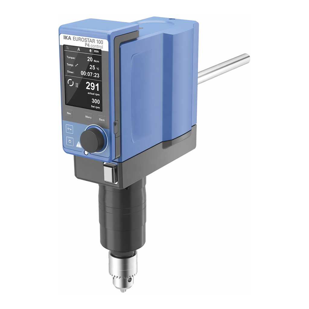 IKA EUROSTAR P4 Control Electronic Overhead Stirrer 고점도용 오버헤드 스터러, 100 L