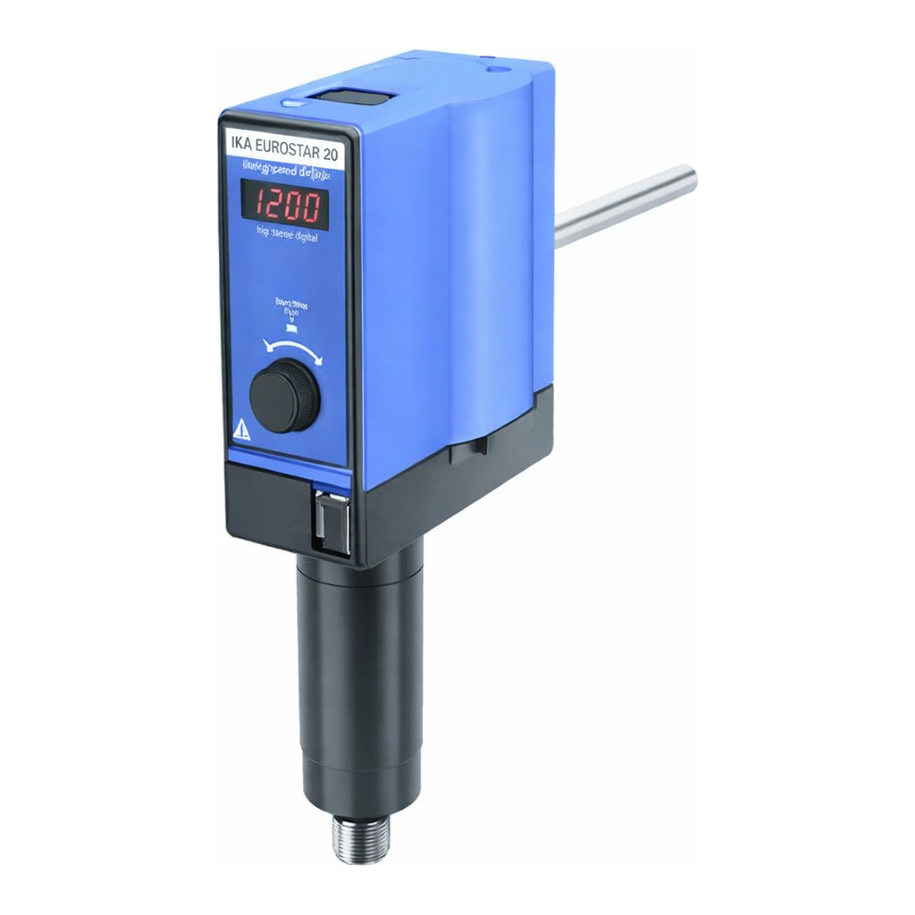 IKA EUROSTAR 20 High Speed Digital & Control Electronic Overhead Stirrer 고속 오버헤드 스터러, Max. 6000 rpm
