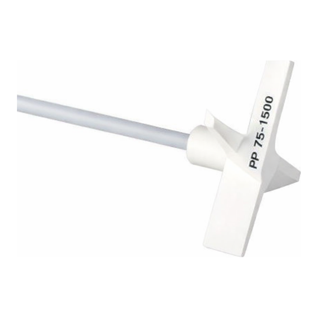 PTFE Propeller Stirrer Shaft with 4 Blades PTFE 테프론 교반봉,프로펠러 Type(4 Blade)