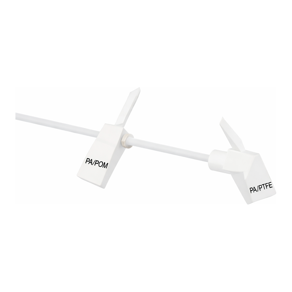 PTFE Stirrer Shaft with Two Paddles PTFE 테프론 교반봉, Two Paddles Type