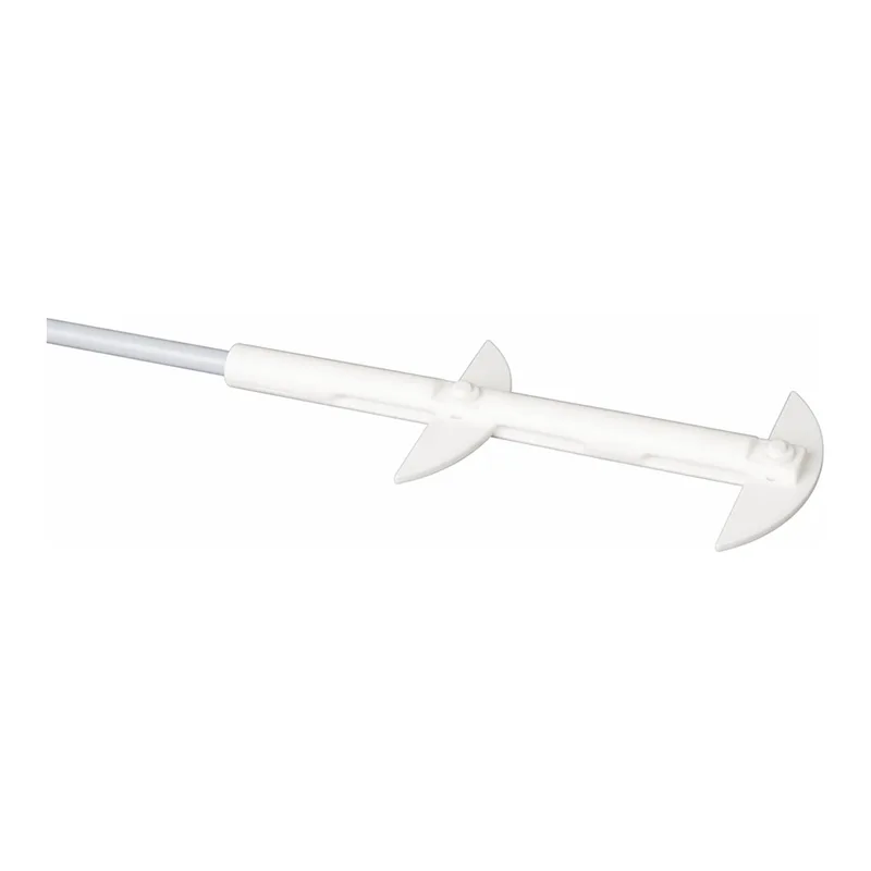 PTFE Double-Moon Shaped Stirrer Shaft PTFE 테프론 교반봉, 더블 반달형