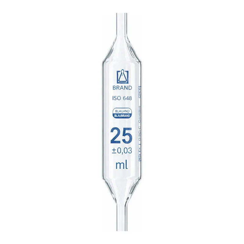 Volumetric Pipet, Bulb Pipet 홀 피펫, Class AS, One Mark