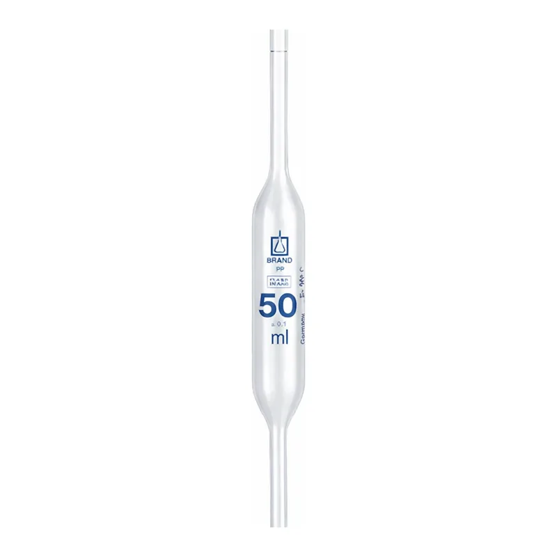 PP Volumetric Pipet 플라스틱 홀 피펫, Class B