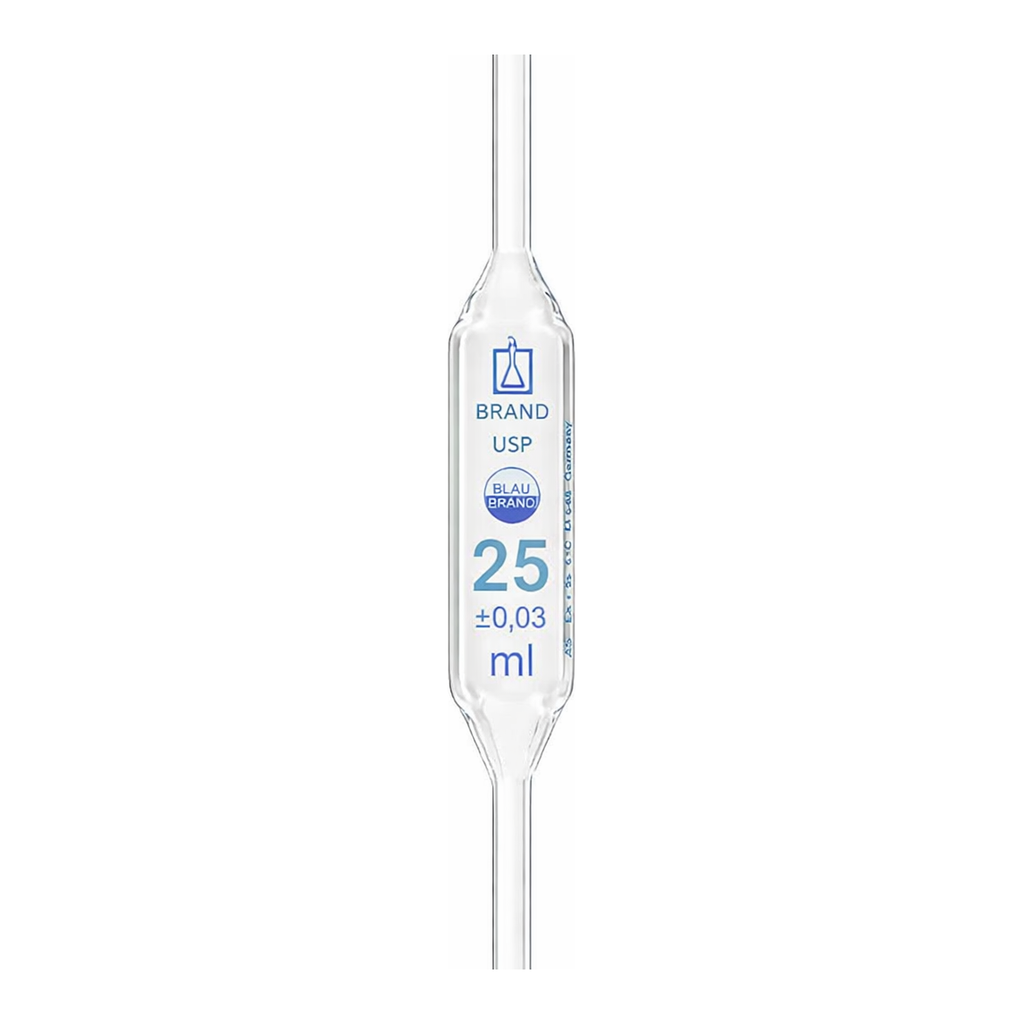 Volumetric Pipet, Bulb Pipet 홀 피펫, USP, Class AS, One Mark