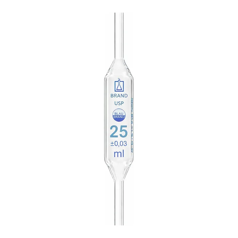 Volumetric Pipet, Bulb Pipet 홀 피펫, USP, Class AS, One Mark