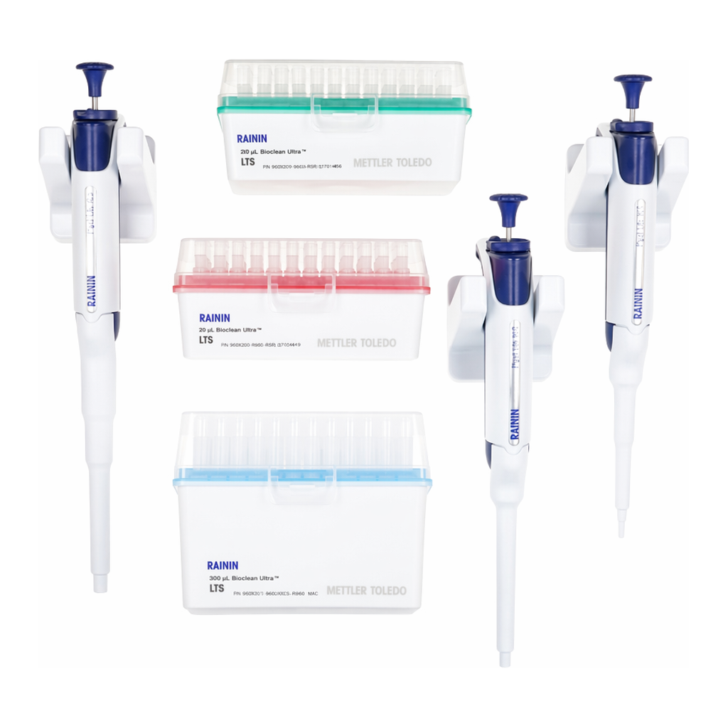 Rainin XLS+ Micropipet HU Starter Kits 마이크로 피펫 HU 스타터 키트