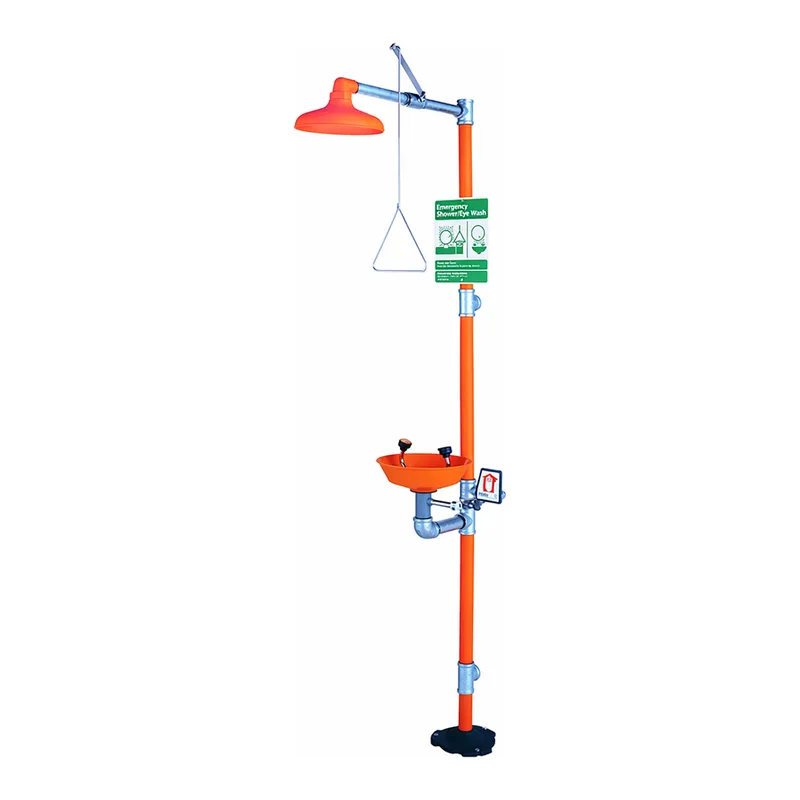 Safety Station with Eyewash/세안기 결합형 비상 샤워기
