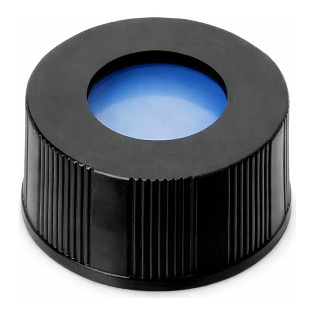 Waters Black Cap and PTFE/Silicone Septum for TruView Vials