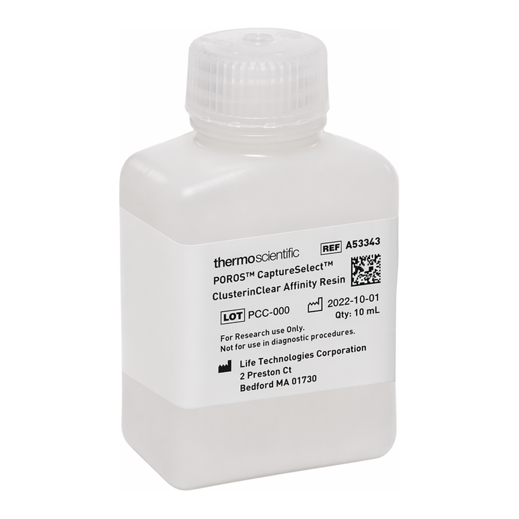 Thermo Fisher Scientific POROS CaptureSelect ClusterinClear Affinity Resin, 10 mL